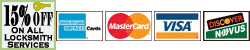 We accept all major credit cards